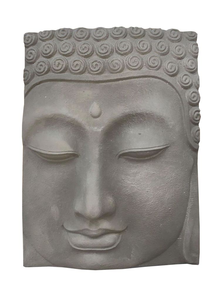 Paneel buddha gezicht wandplaat 120x90 cm
